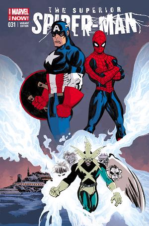 Superior Spider-Man #31 (SALE CAPTAIN AMERICA TEAM-UP cover