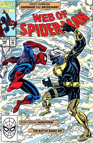 Web Of Spider-Man #108  cover