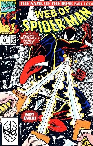 Web Of Spider-Man #85  cover