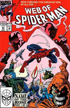 Web Of Spider-Man #84  cover
