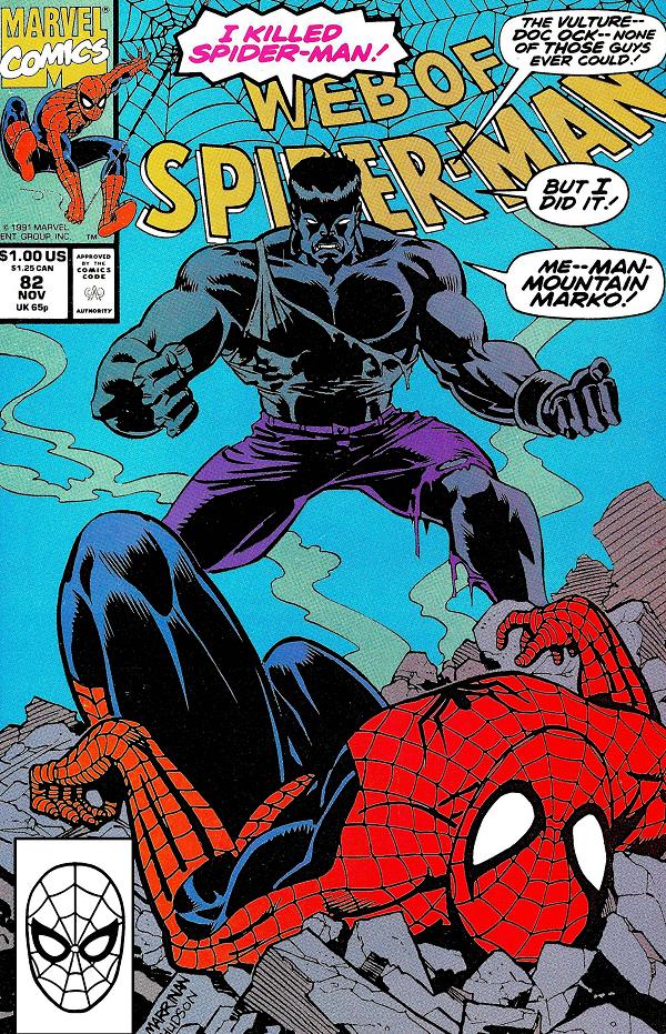 Web Of Spider-Man #82  cover