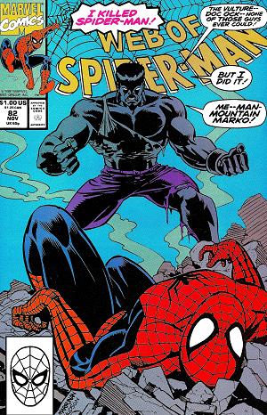 Web Of Spider-Man #82  cover