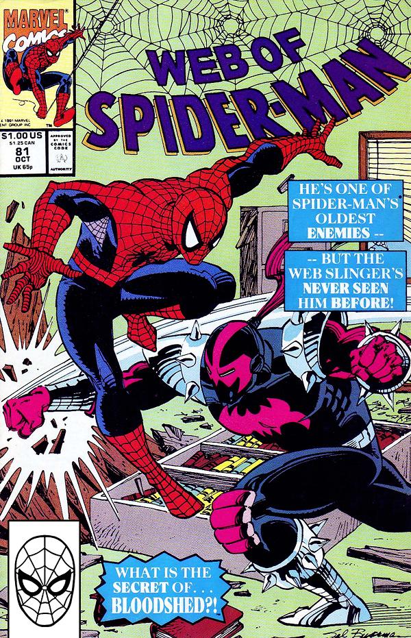 Web Of Spider-Man #81  cover