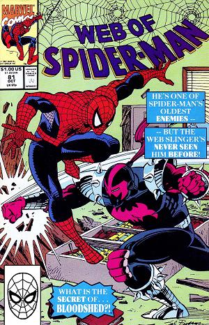Web Of Spider-Man #81  cover