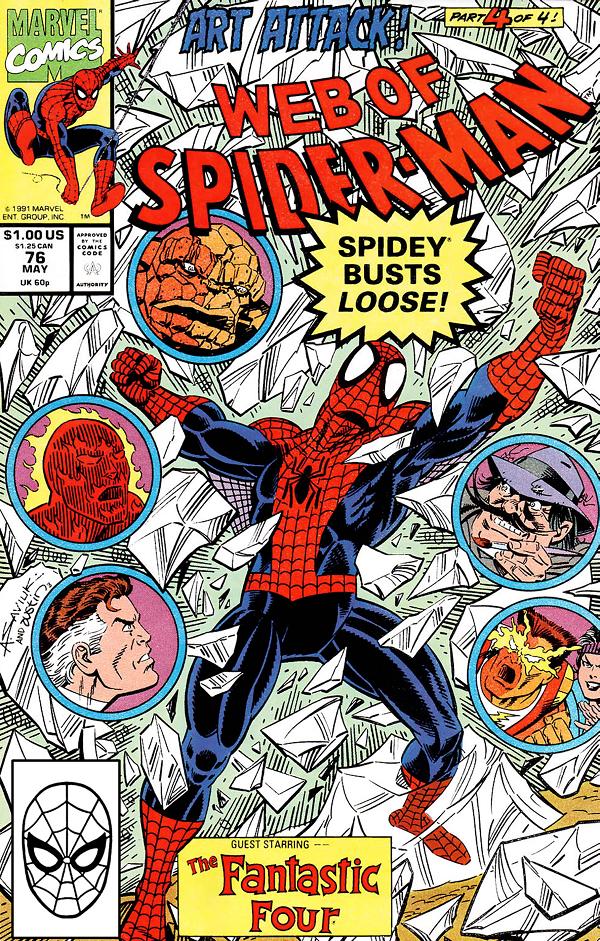 Web Of Spider-Man #76  cover