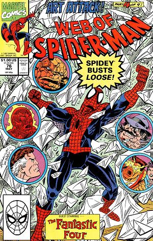 Web Of Spider-Man #76  cover