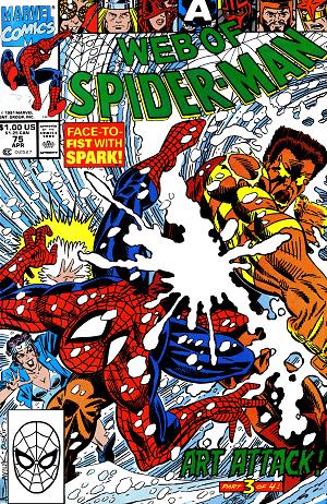 Web Of Spider-Man #75  cover