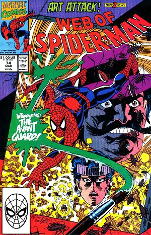 Web Of Spider-Man #74  cover