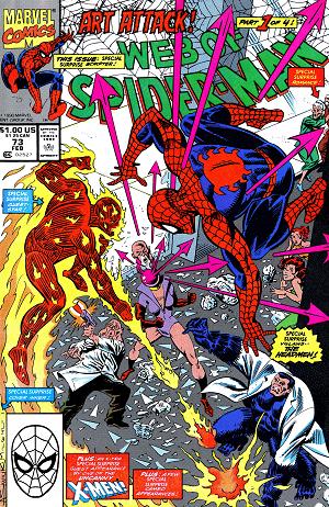 Web Of Spider-Man #73  cover