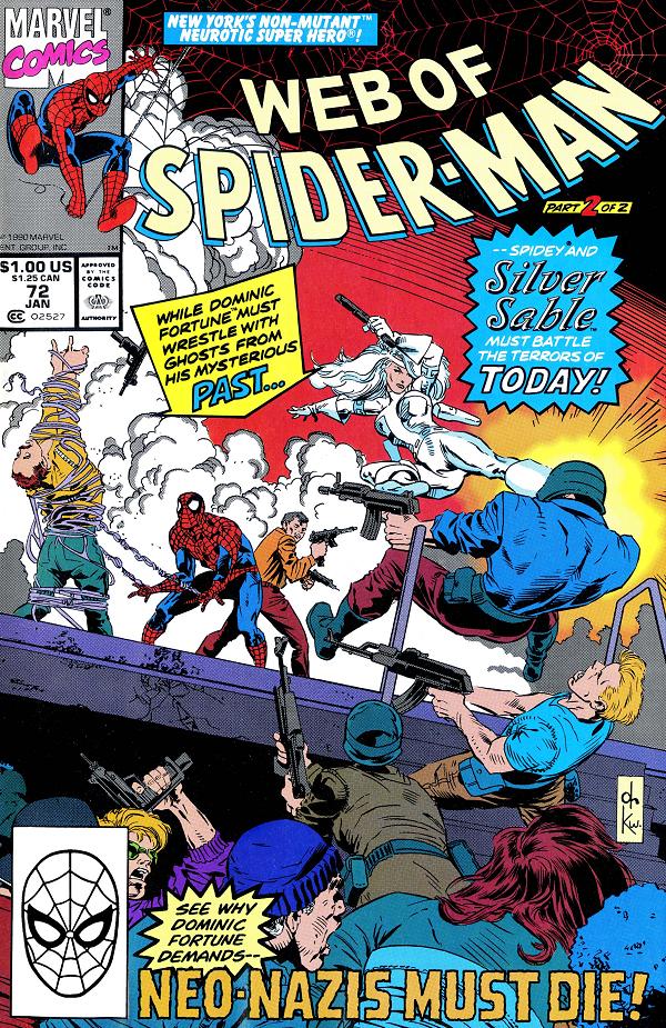 Web Of Spider-Man #72  cover