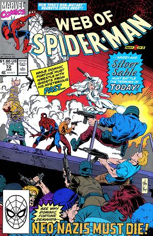 Web Of Spider-Man #72  cover