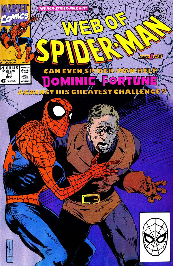Web Of Spider-Man #71  cover