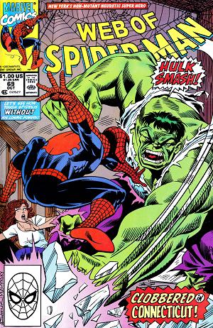 Web Of Spider-Man #69  cover