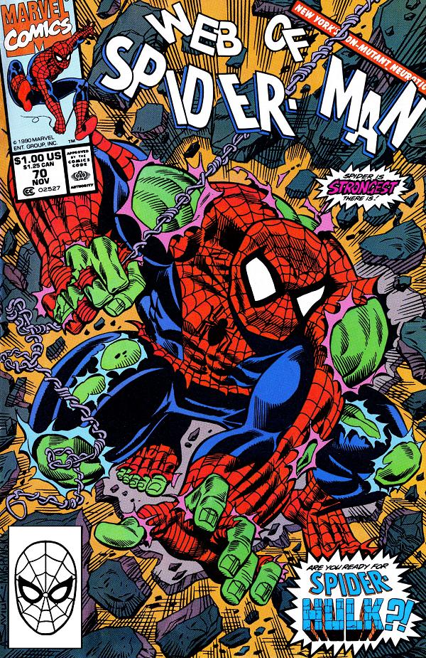 Web Of Spider-Man #70  cover