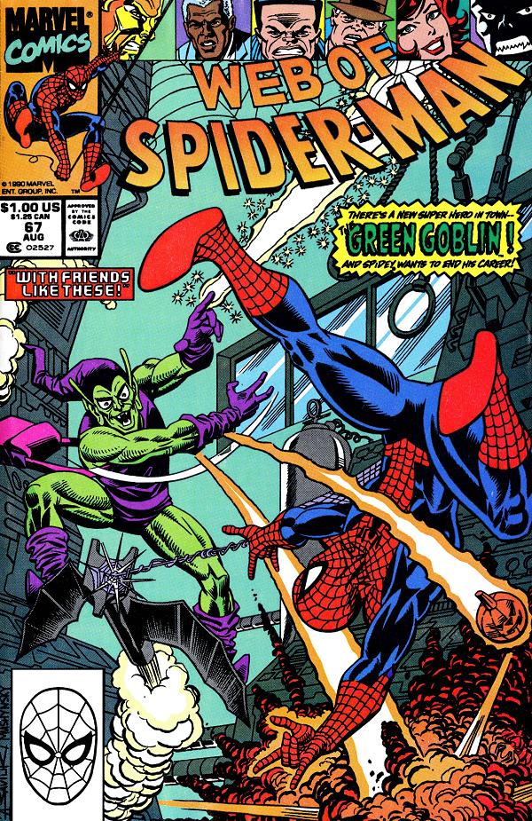 Web Of Spider-Man #67  cover