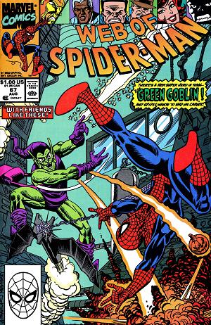 Web Of Spider-Man #67  cover