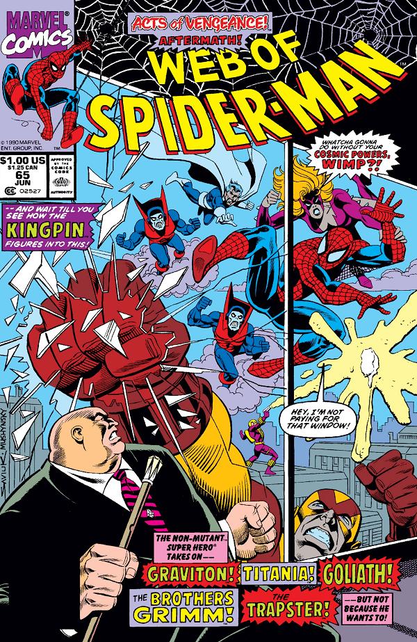 Web Of Spider-Man #65  cover