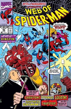 Web Of Spider-Man #65  cover
