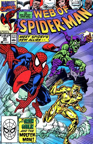 Web Of Spider-Man #66  cover