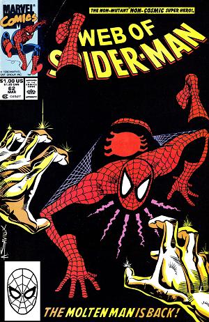 Web Of Spider-Man #62  cover