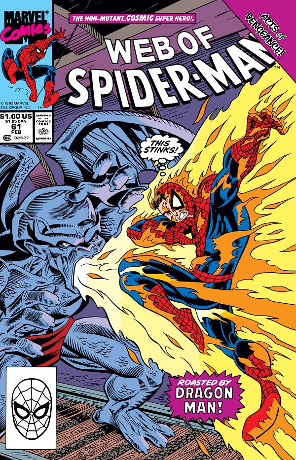 Web Of Spider-Man #61  cover