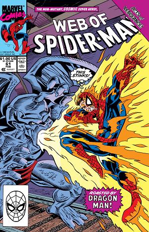 Web Of Spider-Man #61  cover