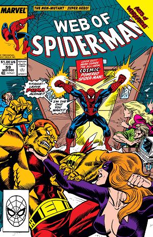 Web Of Spider-Man #59  cover