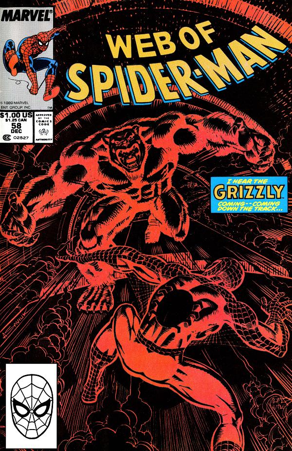 Web Of Spider-Man #58  cover