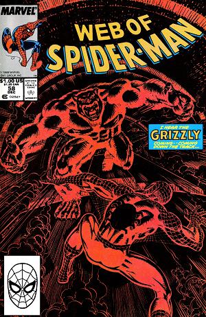 Web Of Spider-Man #58  cover