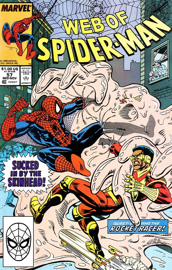 Web Of Spider-Man #57  cover