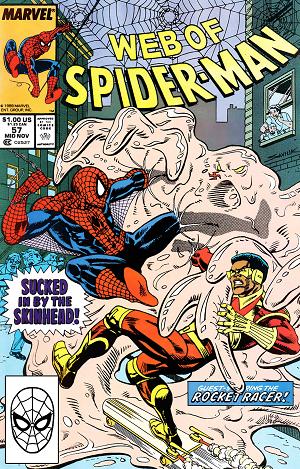 Web Of Spider-Man #57  cover