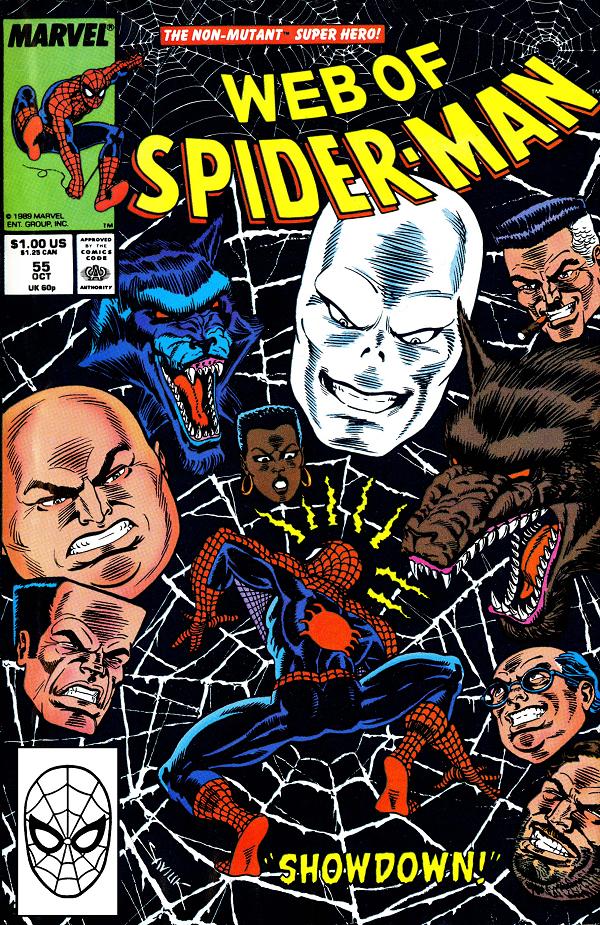 Web Of Spider-Man #55  cover