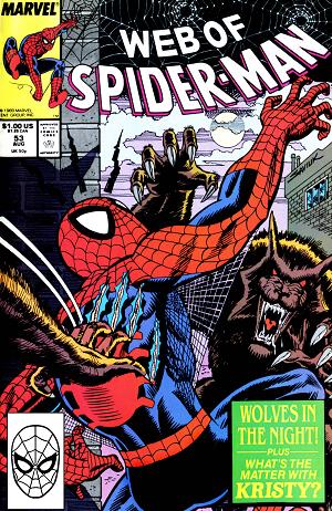 Web Of Spider-Man #53  cover