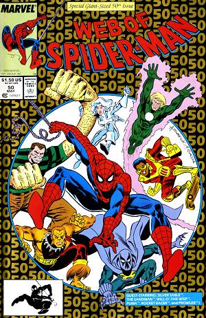 Web Of Spider-Man #50  cover