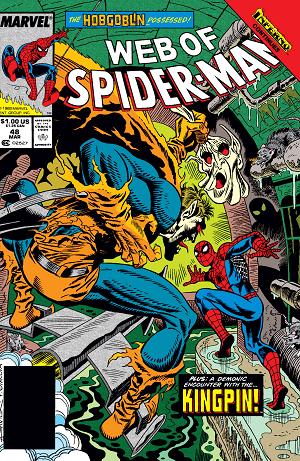 Web Of Spider-Man #49  cover
