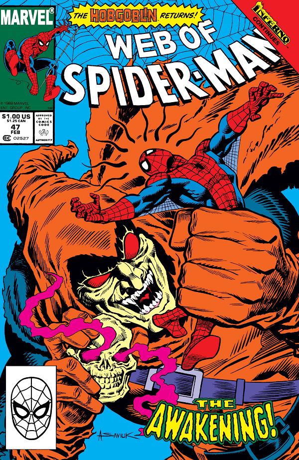 Web Of Spider-Man #47  cover