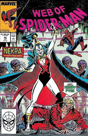 Web Of Spider-Man #46  cover