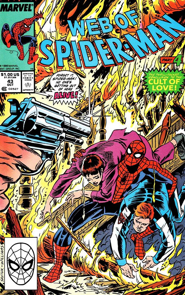 Web Of Spider-Man #43  cover