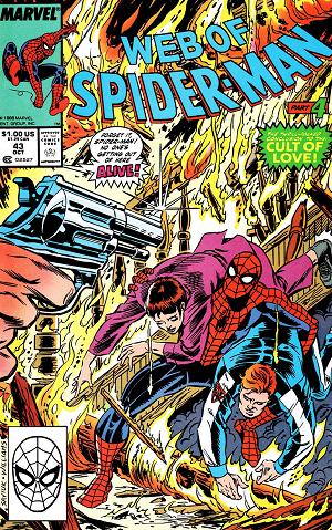 Web Of Spider-Man #43  cover