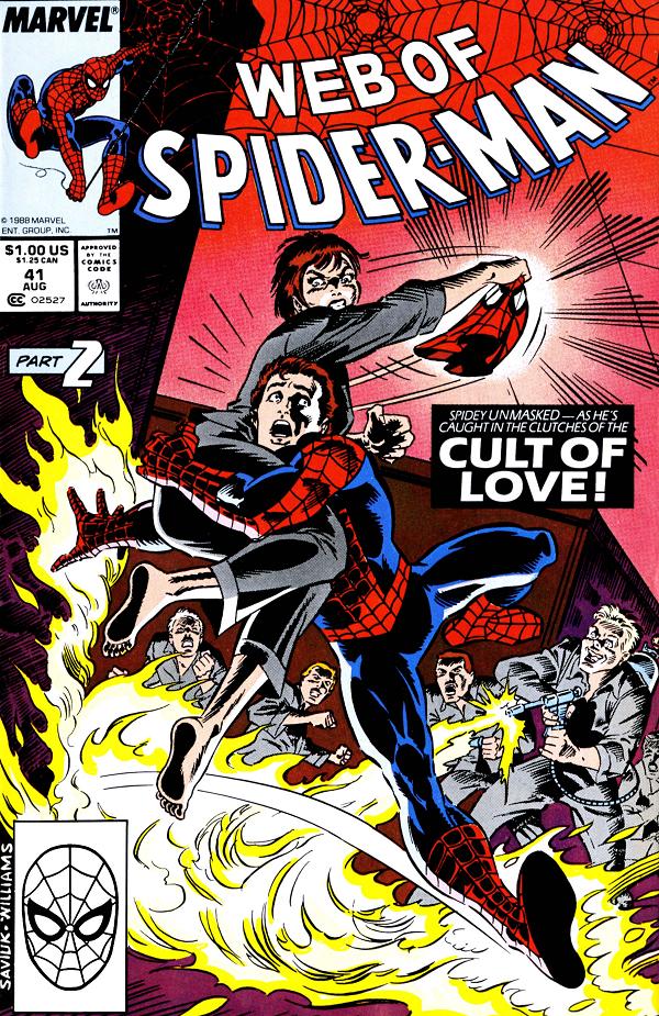 Web Of Spider-Man #41  cover