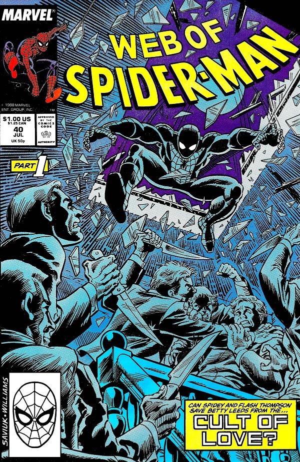 Web Of Spider-Man #40  cover