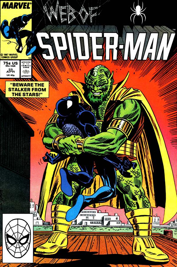 Web Of Spider-Man #25  cover