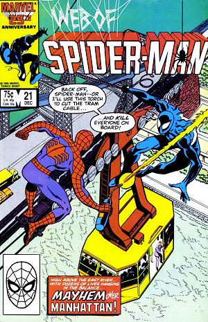 Web Of Spider-Man #21  cover