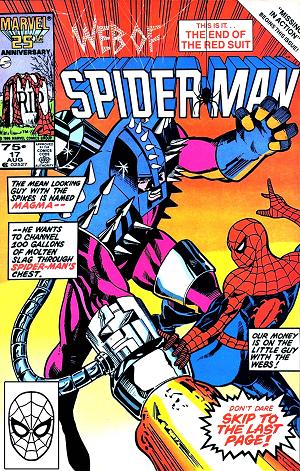 Web Of Spider-Man #17  cover