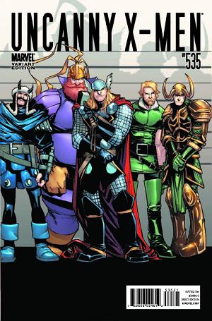 Uncanny X-Men #535 (THOR HOLLYWOOD cover