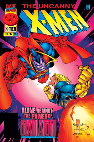 Uncanny X-Men #341  cover