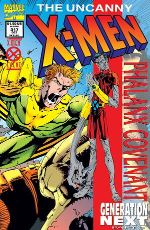 Uncanny X-Men #317  cover