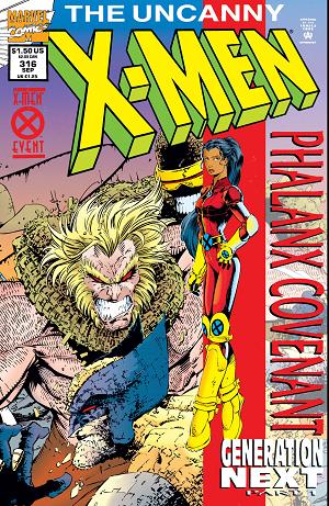 Uncanny X-Men #316  cover