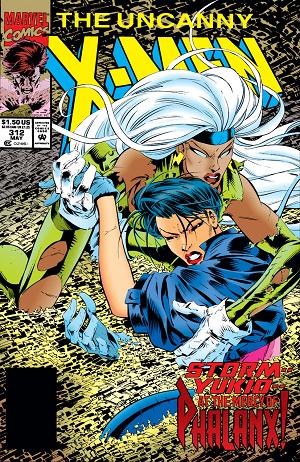 Uncanny X-Men #312  cover