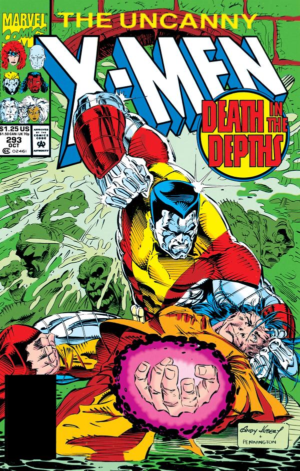Uncanny X-Men #293  cover